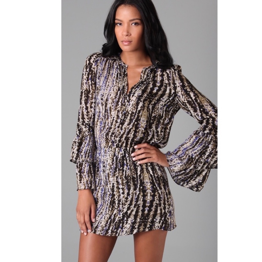 Parker Bell Sleeve Mini Dress